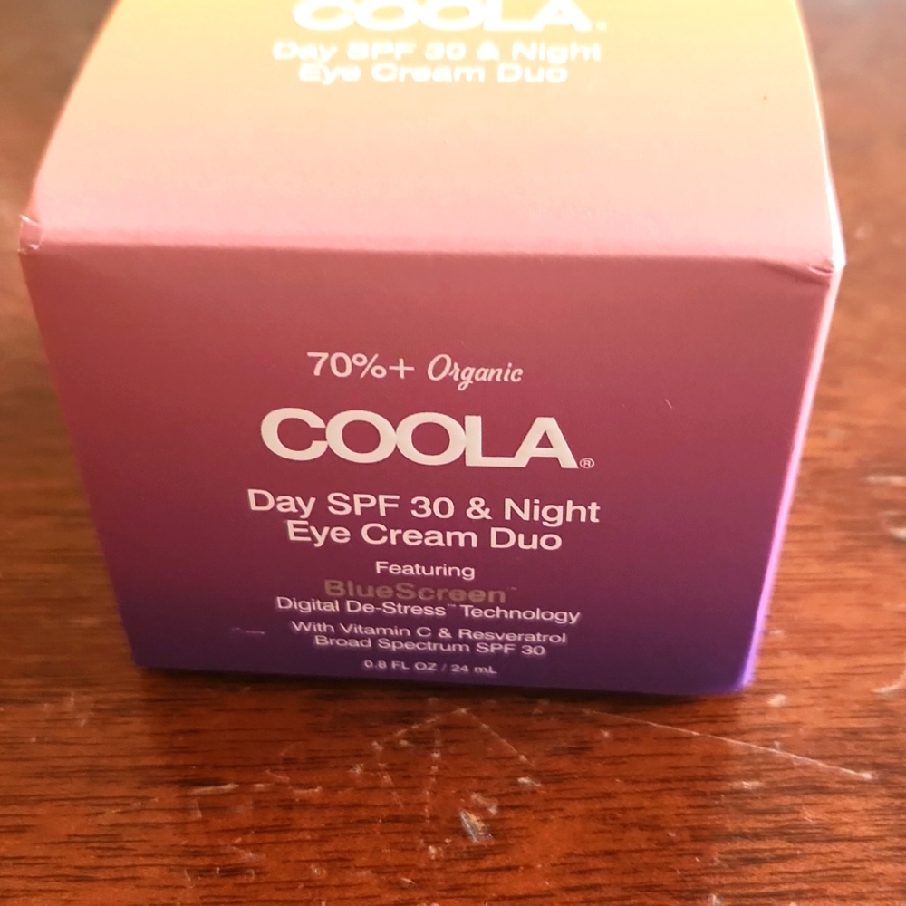 Brand new Coola day spf 30 and night eye cream duo 0.8 fl oz